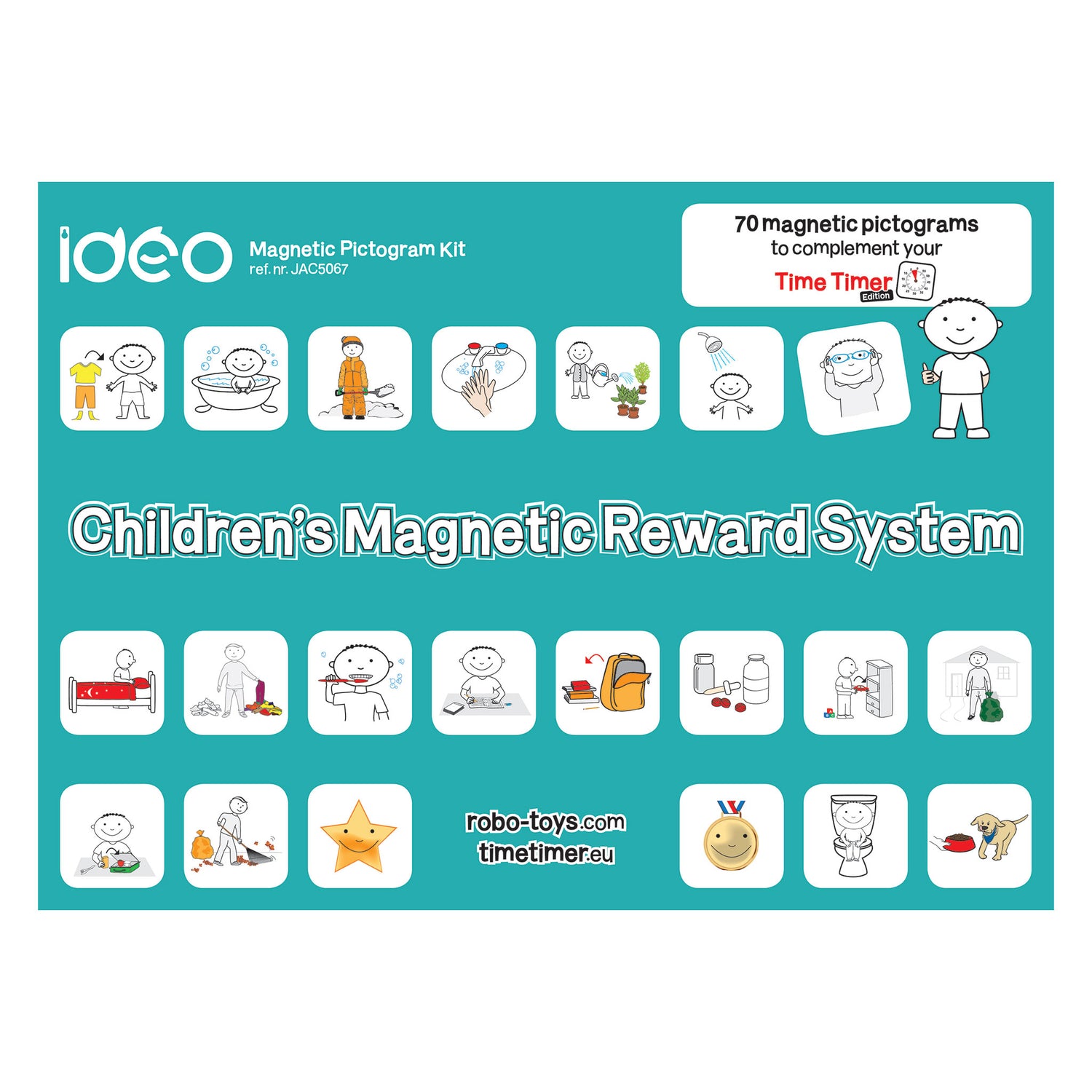 Time Timer Piktogram sæt 'Reward' - Magnetiske