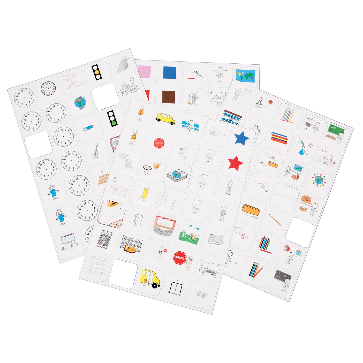 Time Timer Piktogram sæt 'School' - Magnetiske