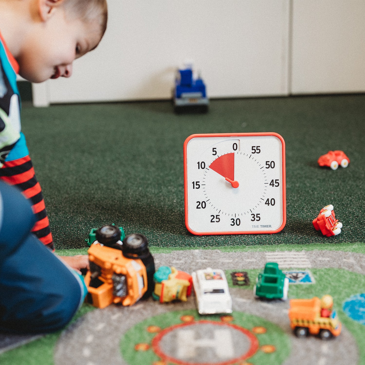 Time Timer MELLEM 60 min 3-pak blå, rød og gul - 19x19 cm