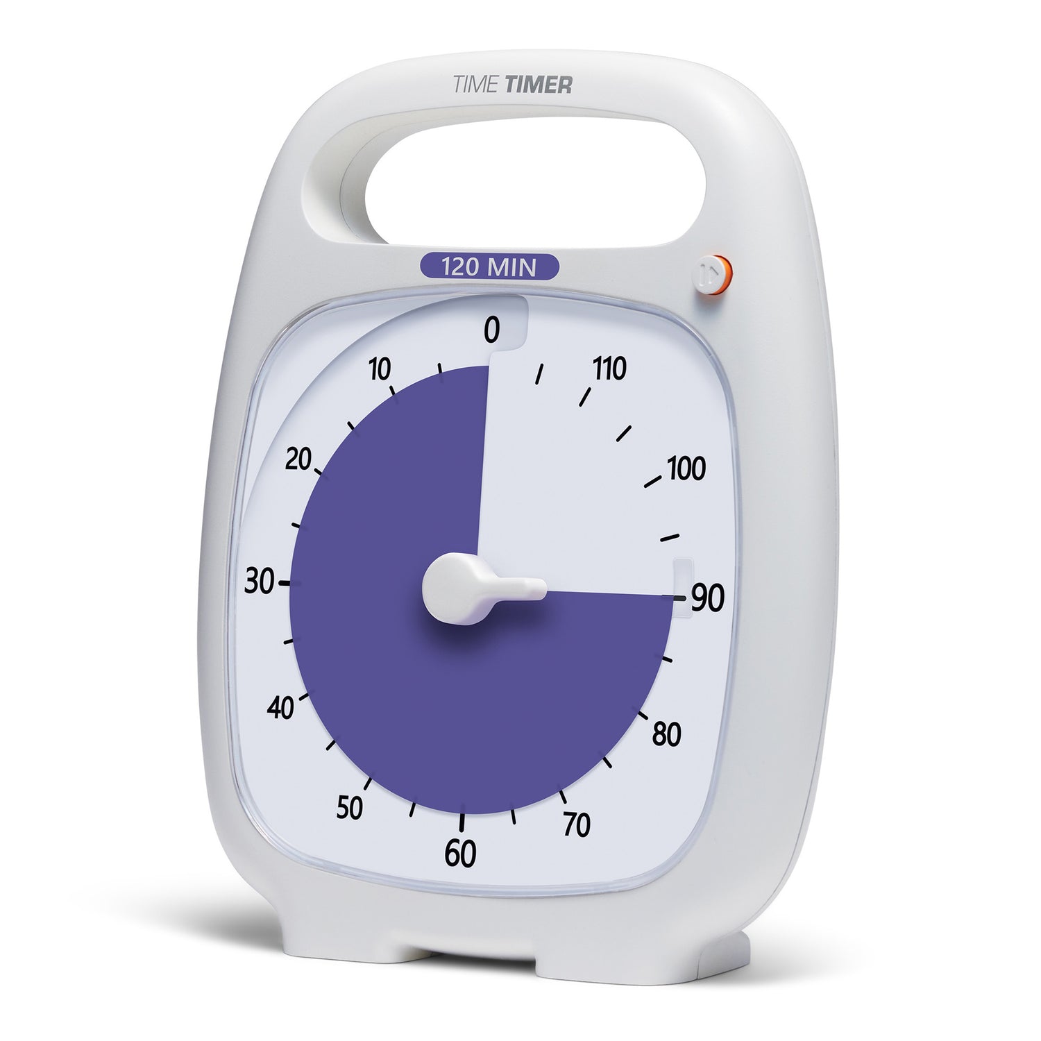 Time Timer PLUS 120 min - Hvid/lilla