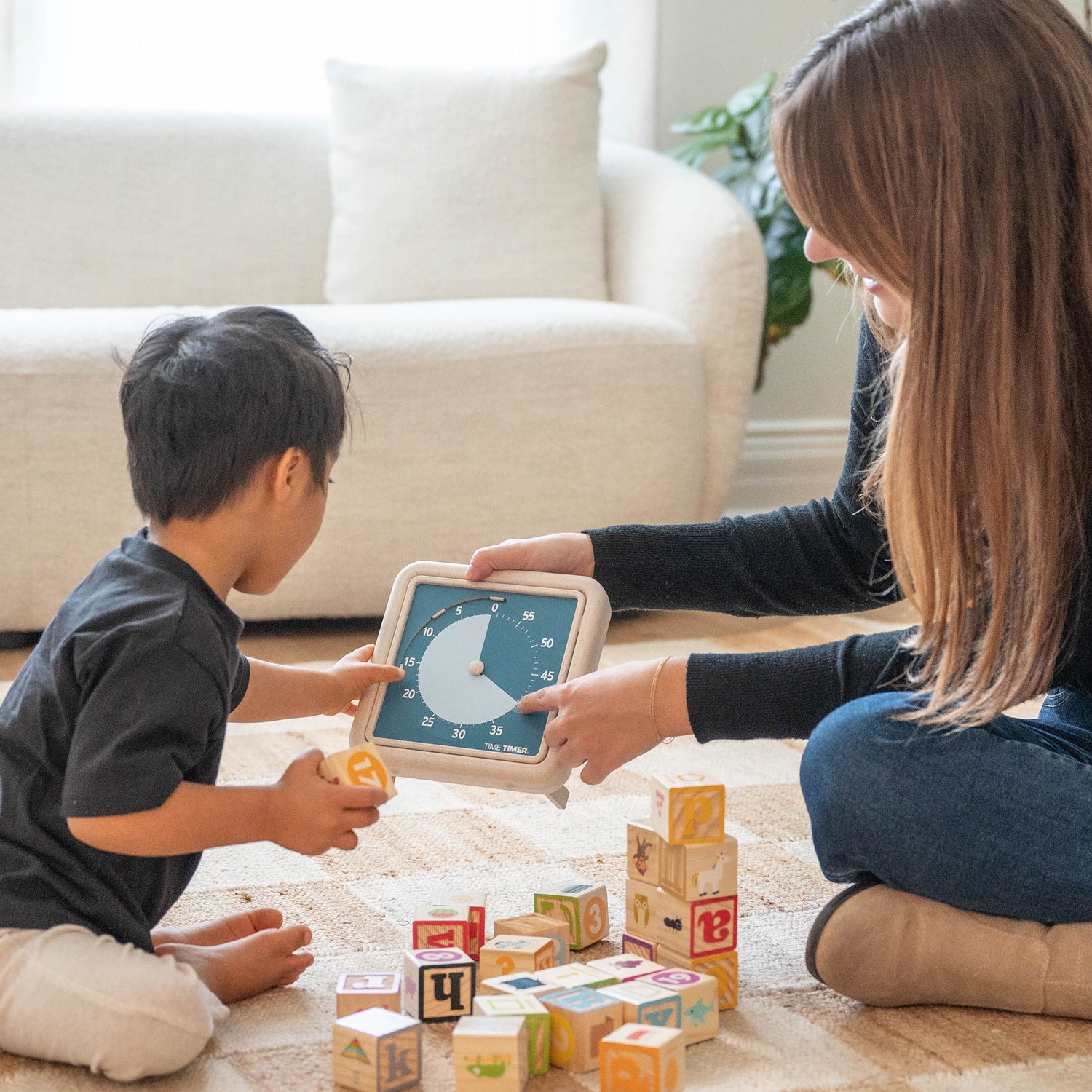 Time Timer RETRO Mellem 60 min - 19x19 cm - Fås i flere farver