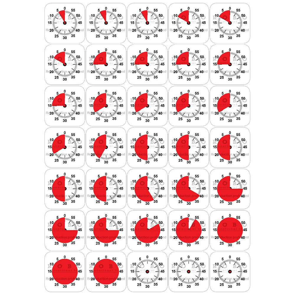 Time Timer Piktogram sæt 'Tid' - Magnetiske